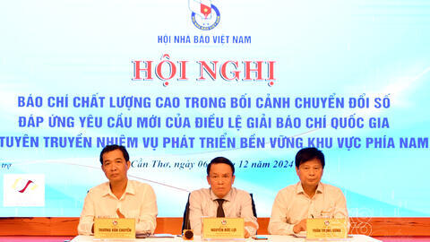 Hội nhà báo Việt Nam: HỘI NGHỊ BÁO CHÍ CHẤT LƯỢNG CAO TRONG BỐI CẢNH CHUYỂN ĐỔI SỐ