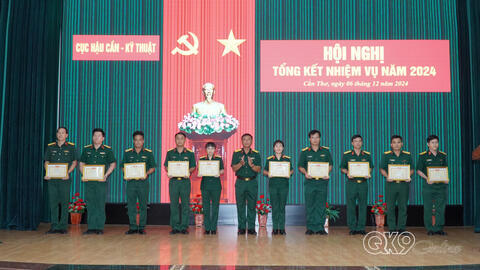 Cục Hậu cần - Kỹ thuật Quân khu 9 hoàn thành tốt nhiệm vụ năm 2024