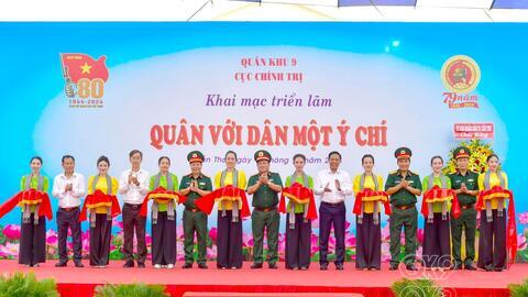 Quân khu 9 triển lãm Chuyên đề “Quân với Dân một ý chí”