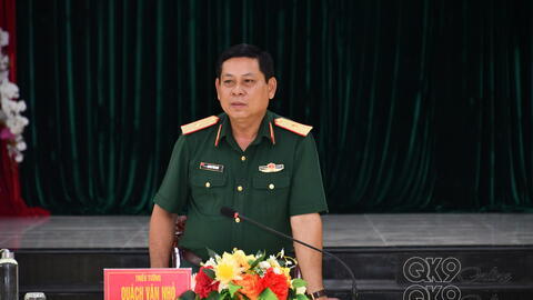 Thiếu tướng Quách Văn Nhỏ, Phó Tư lệnh Quân khu 9 kiểm tra công tác tuyển quân năm 2025 tại tỉnh An Giang