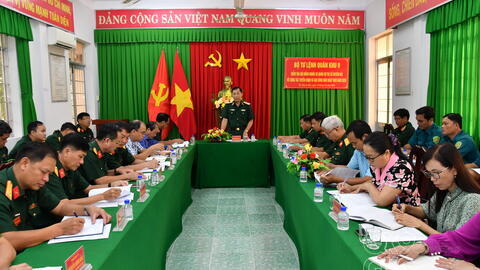 Quân khu 9 kiểm tra công tác tuyển chọn và gọi công dân nhập ngũ năm 2025 tại tỉnh Trà Vinh