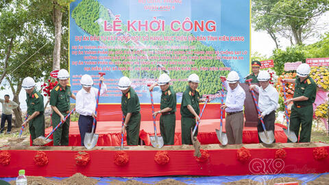 QUÂN KHU 9 KHỞI CÔNG DỰ ÁN ĐẦU TƯ XÂY DỰNG MỘT SỐ HẠNG MỤC CÔNG TRÌNH TẠI CÀ MAU, KIÊN GIANG