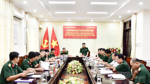 Học viện Lục quân khảo sát thực tế phục vụ nghiên cứu, biên soạn đề tài cấp Bộ Quốc phòng