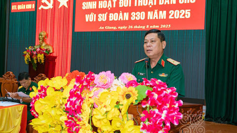 Quân khu 9: Đối thoại dân chủ với Sư đoàn 330
