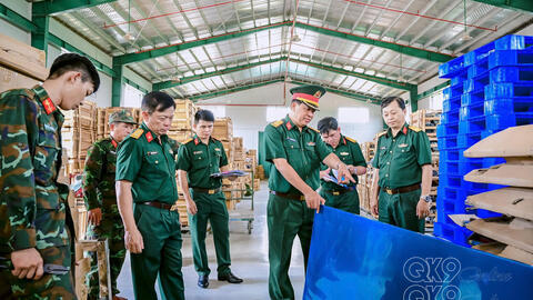 Nghiệm thu mua sắm hàng quân lương năm 2025