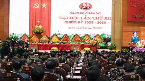 Khai mạc Đại hội Đại biểu Đảng bộ Quân đội lần thứ XII, nhiệm kỳ 2025-2030