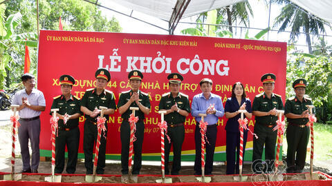 Khởi công xây dựng 144 căn nhà tại xã Đá Bạc