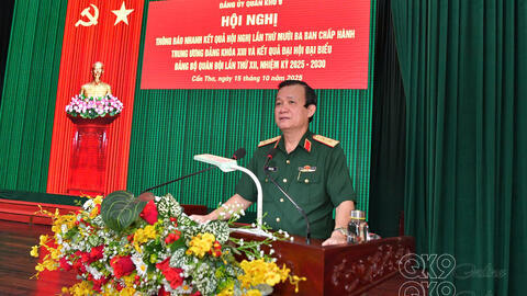 Thông báo nhanh kết quả Hội nghị lần thứ 13 Ban chấp hành Trung ương Đảng khóa XIII và Đại hội Đại biểu Đảng bộ Quân đội lần thứ XII