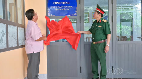 Bàn giao một số công trình tại đặc khu Kiên Hải