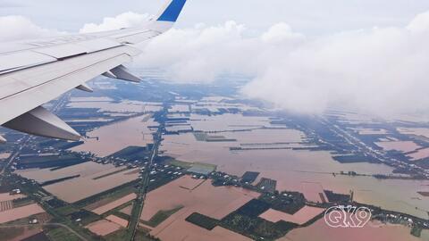 Mùa lũ nhìn từ trên cao