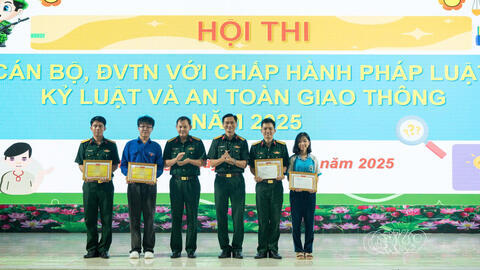 Bộ CHQS tỉnh An Giang: Sôi nổi Hội thi tìm hiểu pháp luật