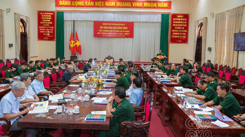 Quân khu 9 hội thảo khoa học công trình “Thủ trưởng Bộ Tư lệnh và sĩ quan cấp tướng Quân khu 9 (1945 - 2025)”