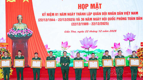 Bộ CHQS TP. Cần Thơ: Phát huy truyền thống Quân đội anh hùng