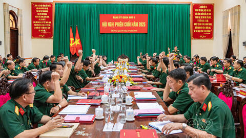 Đảng ủy Quân khu 9: Lãnh đạo, chỉ đạo hoàn thành toàn diện nhiệm vụ được giao