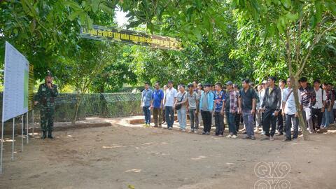 Quân nhân dự bị quyết tâm luyện rèn