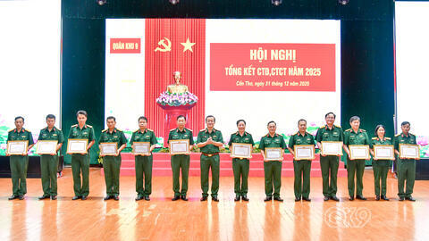 Các cơ quan Quân khu tổng kết công tác năm 2025