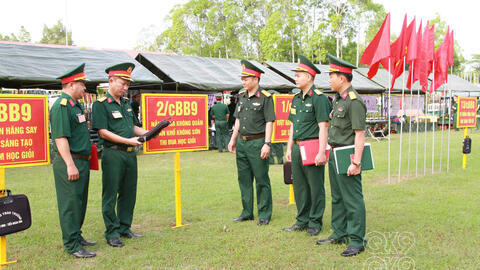 Trung đoàn 9, Sư đoàn 8: Hội thi công tác chuẩn bị huấn luyện năm 2026