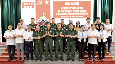 Tăng cường phối hợp giữa Bộ CHQS tỉnh và Hội Cựu chiến binh 05 tỉnh, thành phố địa bàn Quân khu 9