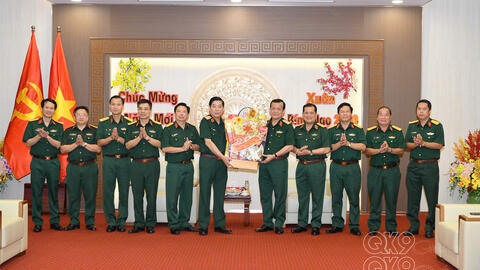 Thượng tướng Nguyễn Văn Gấu: LLVT Quân khu 9 đảm bảo vui Tết, sẵn sàng chiến đấu cao