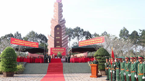 Tỉnh Vĩnh Long truy điệu và an táng 43 Hài cốt liệt sĩ