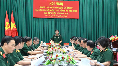 Quân khu 9 đảm bảo các mặt công tác cho ngày bầu cử