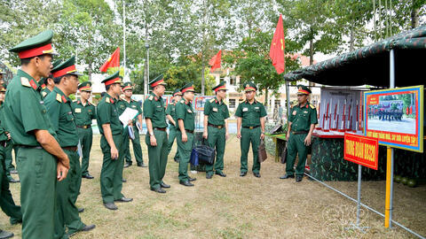Bộ CHQS tỉnh Đồng Tháp: Hội thi công tác chuẩn bị huấn luyện năm 2026