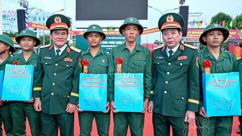 Quân khu 9 đảm bảo công tác giao nhận quân năm 2026 an toàn
