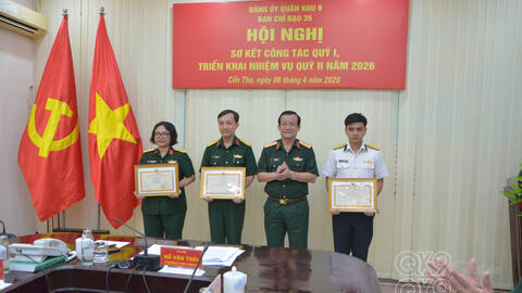 Quân khu 9 tăng cường bảo vệ nền tảng tư tưởng của Đảng