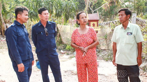 Phối hợp cung cấp thông tin tìm kiếm hài cốt liệt sĩ tại huyện Ba Phnum, tỉnh Pray Veng, Vương quốc Campuchia