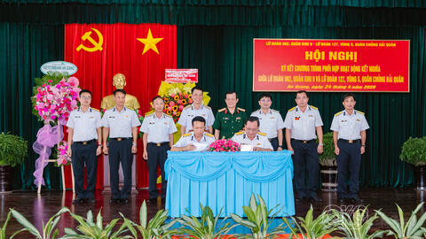 Lữ đoàn 962 (Quân khu 9) - Lữ đoàn 127 (Vùng 5, Quân chủng Hải quân) kết nghĩa