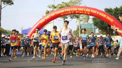 Giải Việt dã TP. Cần Thơ 2026 thành công