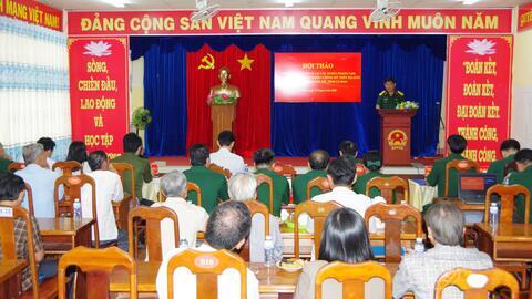 Hội thảo thông tin về mộ liệt sĩ tại các nghĩa trang tạm thời kỳ kháng chiến chống Mỹ tỉnh Cà Mau