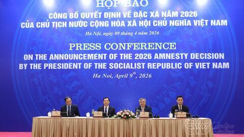 Ban hành Quyết định đặc xá năm 2026