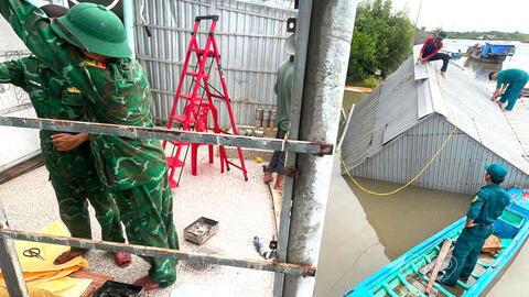 Hỗ trợ kịp thời 02 hộ dân bị thiên tai