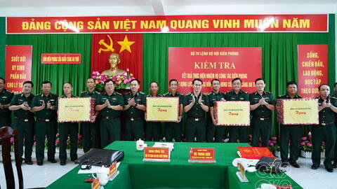 Tư lệnh Bộ đội Biên phòng thăm, kiểm tra các đơn vị Biên phòng trên đặc khu Phú Quốc