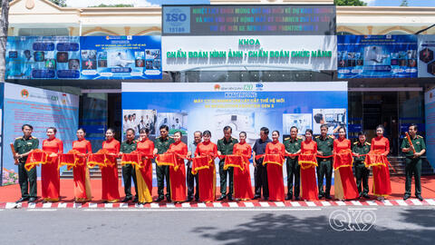 Bệnh viện Quân y 120 khai trương hệ thống máy chụp cắt lớp vi tính 256 lát cắt thế hệ mới