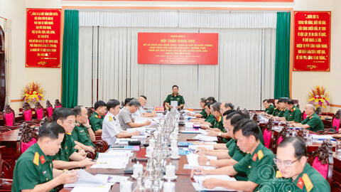 Quân khu 9: Hội thảo khoa học đề tài cấp Bộ Quốc phòng