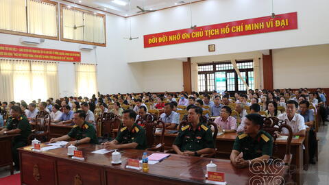 Bộ CHQS tỉnh An giang khai giảng bồi dưỡng kiến thức quốc phòng và an ninh đối tượng 3