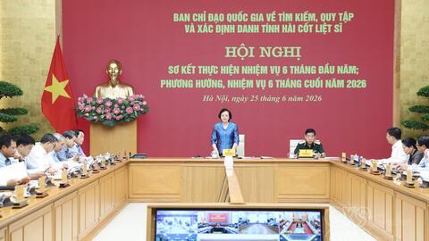 Quyết tâm tìm kiếm, quy tập 3.000 hài cốt liệt sĩ trong năm 2026