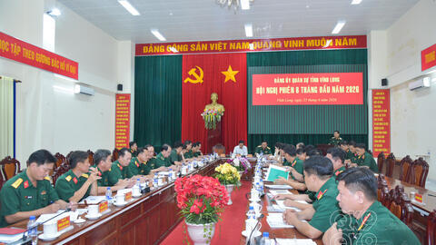 Đảng ủy Quân sự tỉnh Vĩnh Long lãnh đạo hoàn thành tốt nhiệm vụ 6 tháng đầu năm 2026