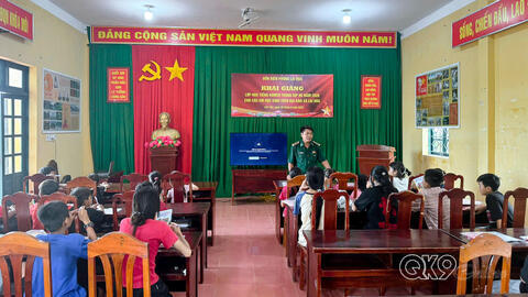 Bộ đội Biên phòng thành phố Cần Thơ khai giảng lớp dạy tiếng Khmer dịp hè cho học sinh khu vực biên giới biển