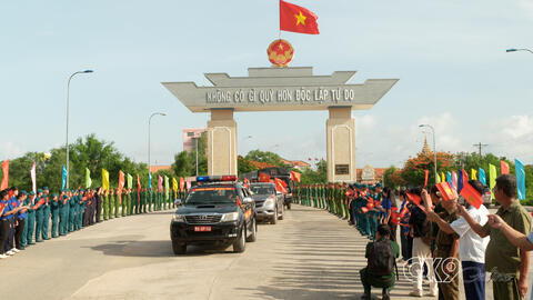 Ban Chỉ đạo 515 tỉnh An Giang đón Đội K92, K93 hoàn thành nhiệm vụ tìm kiếm, quy tập hài cốt liệt sĩ giai đoạn XXV