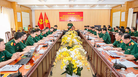 Bộ Quốc phòng kiểm tra công tác phòng, chống tội phạm, phòng, chống ma túy; phòng, chống mua bán người; chống buôn lậu, gian lận thương mại và hàng giả tại Bộ CHQS tỉnh An Giang