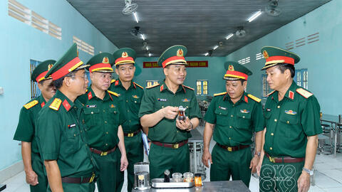 Trung đoàn 1, Sư đoàn 330, Quân khu 9 hoàn thành tốt Hội thi “Doanh trại chính quy, xanh, sạch đẹp” năm 2026