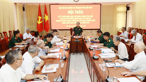 Thành phố Cần Thơ lấy ý kiến bổ sung thành tích Ban Cơ yếu thống nhất Khu Tây Nam Bộ