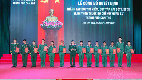 Cần Thơ thành lập Đội tìm kiếm, quy tập hài cốt liệt sĩ lâm thời