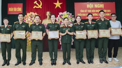 Đoàn Văn Công Quân khu 9 hoàn thành tốt nhiệm vụ năm 2024