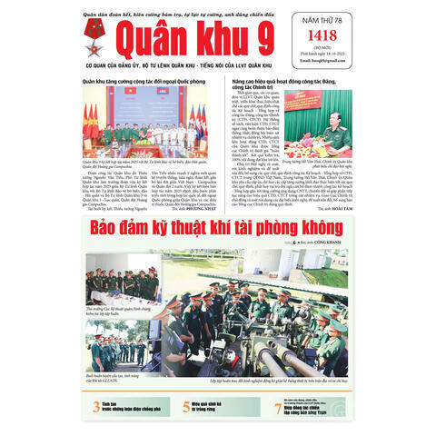 Số báo in 1418 (14/10/2025)