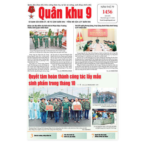 Số báo in 1459 phát hành ngày 14/9/2026