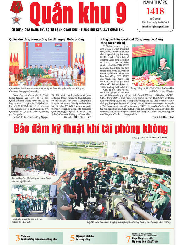 Số báo in 1418 (14/10/2025)